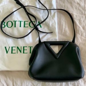Bottega Veneta small black Point crossbody bag